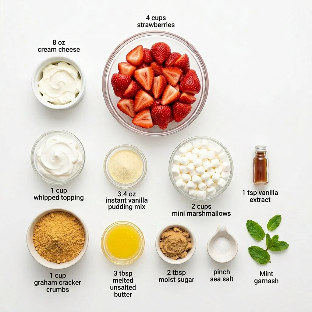 Strawberry Crackle Salad
