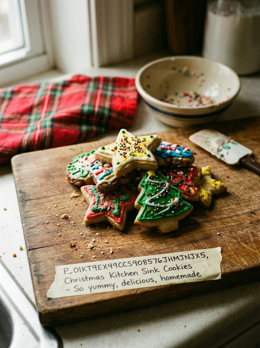 Christmas Kitchen Sink Cookies