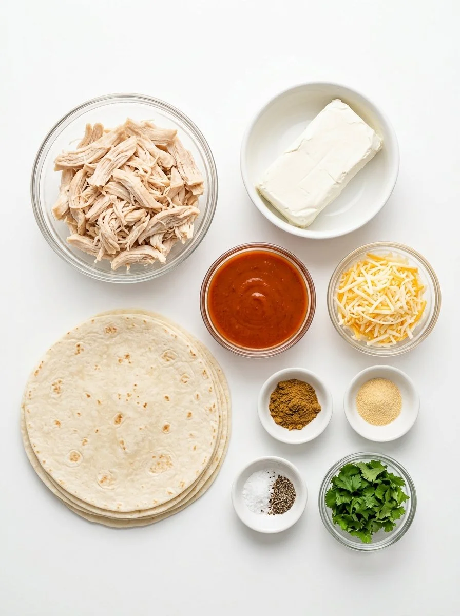 Cream Cheese Chicken Enchiladas
