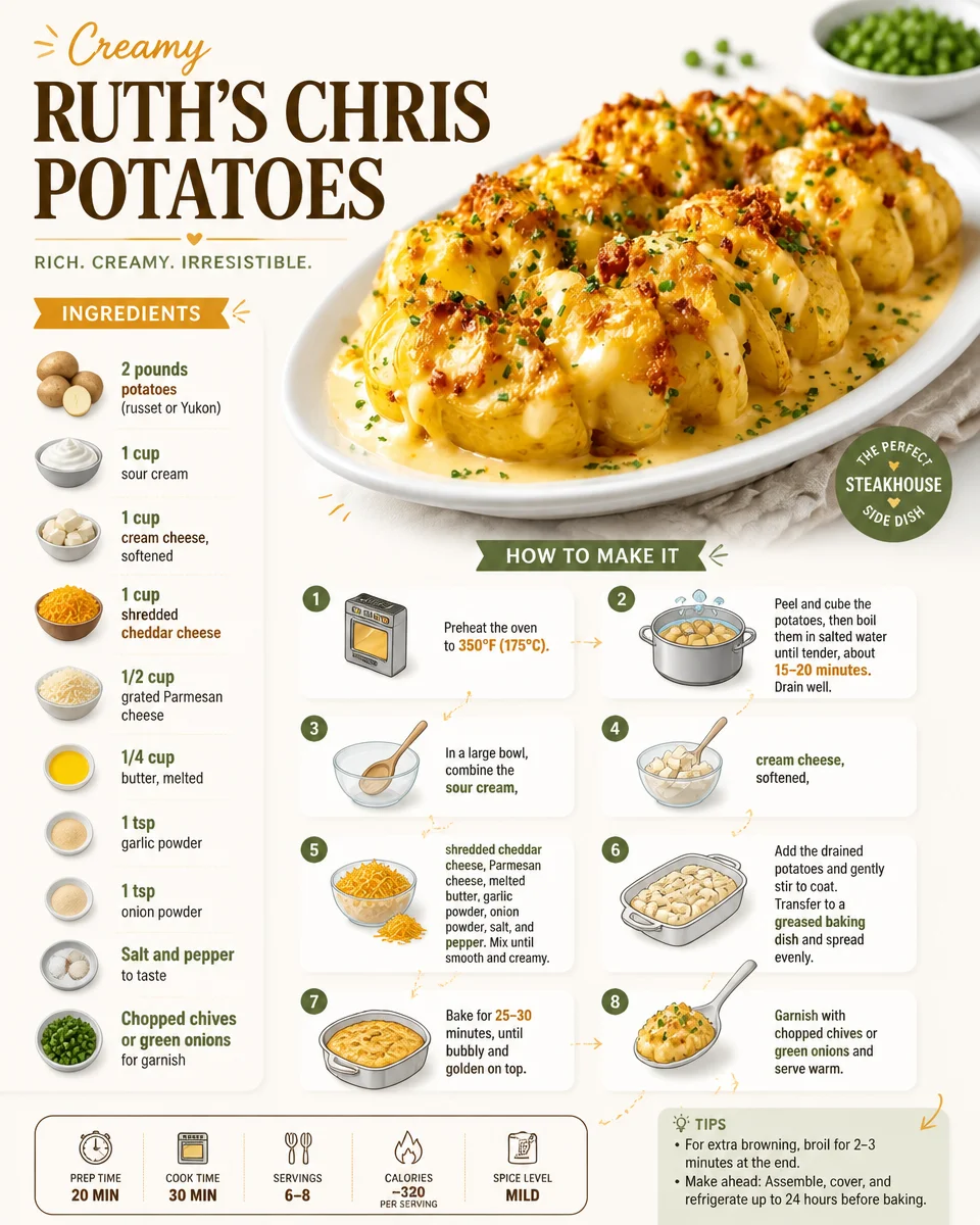 Creamy Ruth's Chris Potatoes
