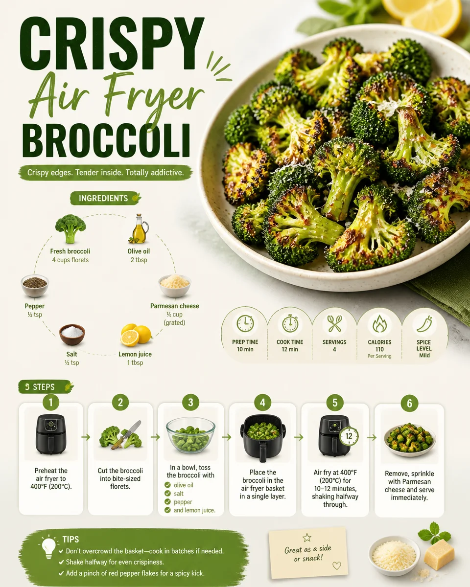 Crispy Air Fryer Broccoli