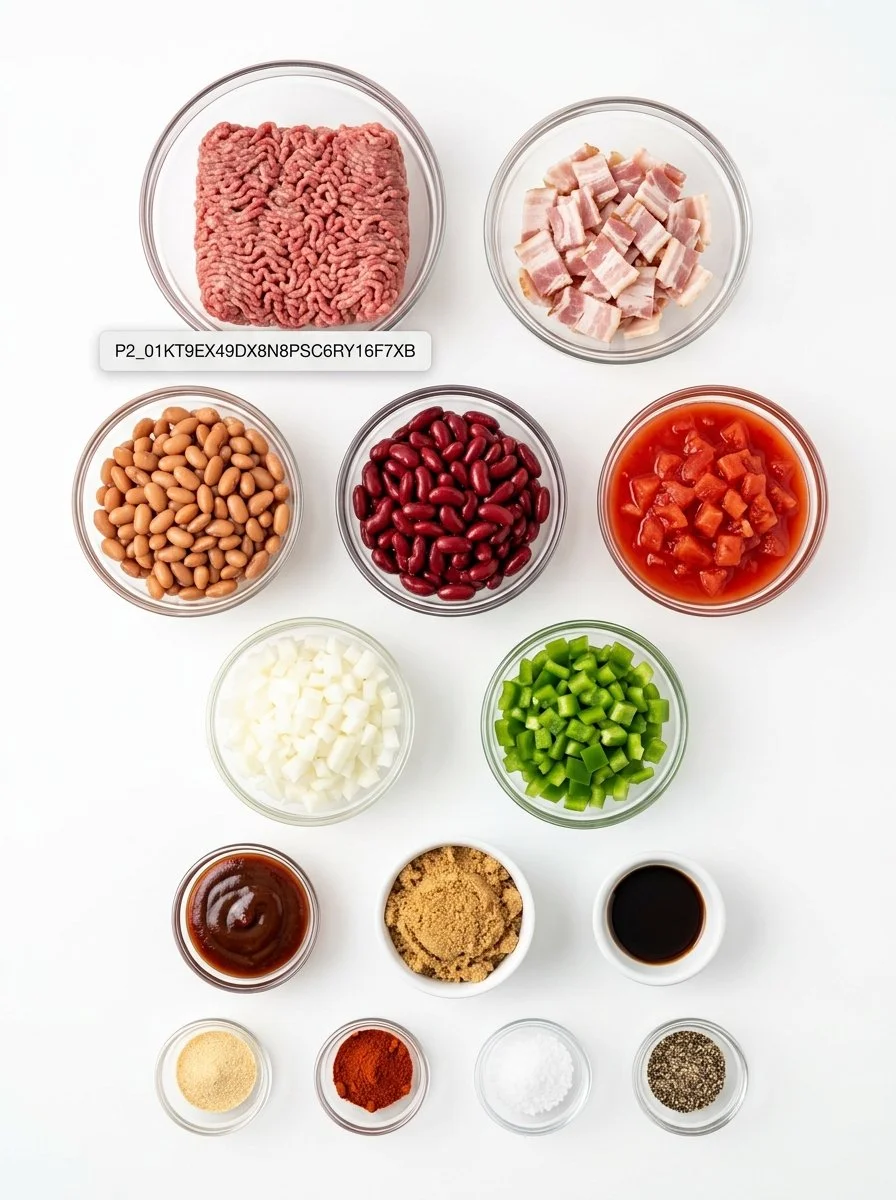 Hearty Slow Cooker Cowboy Beans