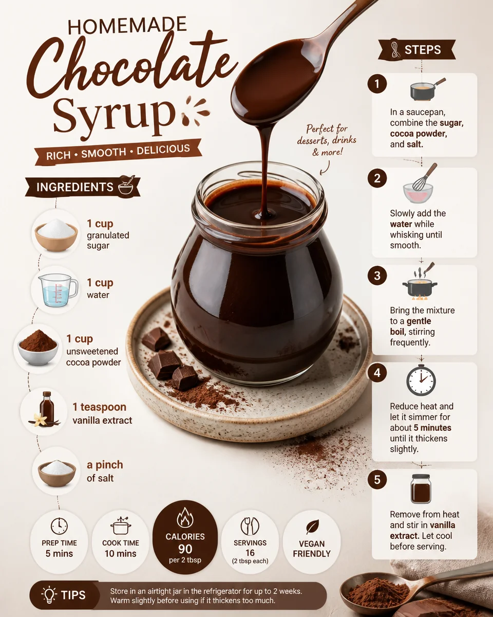 Homemade Chocolate Syrup