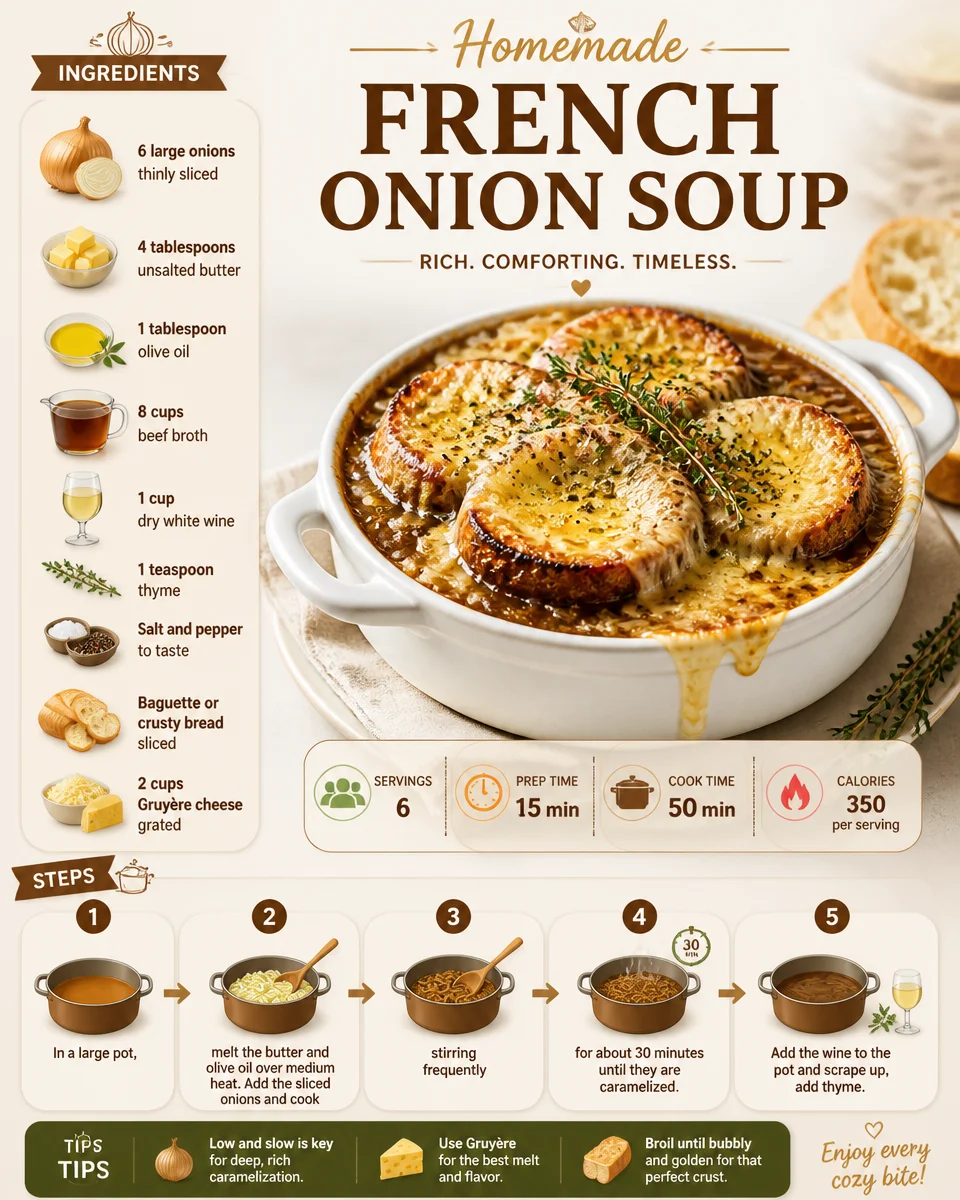 Homemade French Onion Soup