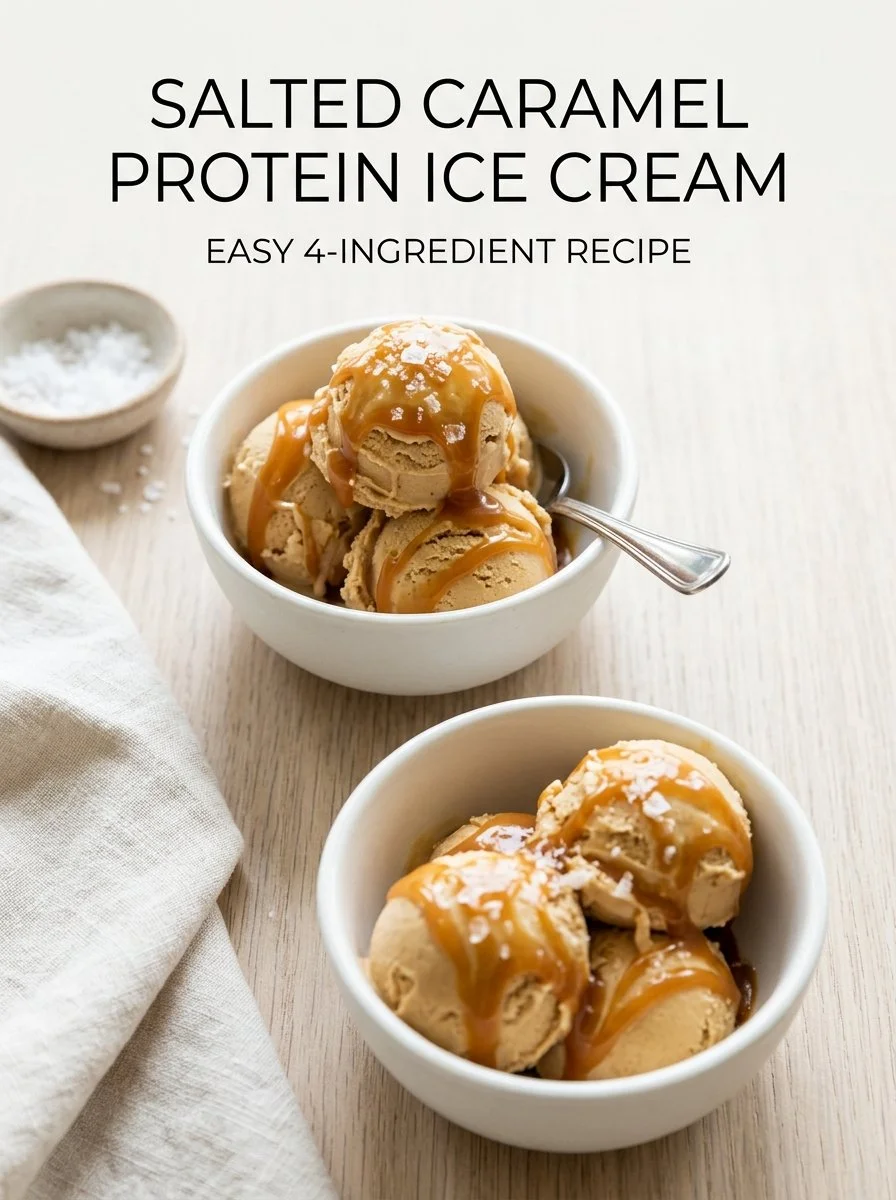 Ninja Creami Salted Caramel Protein Ice Cream