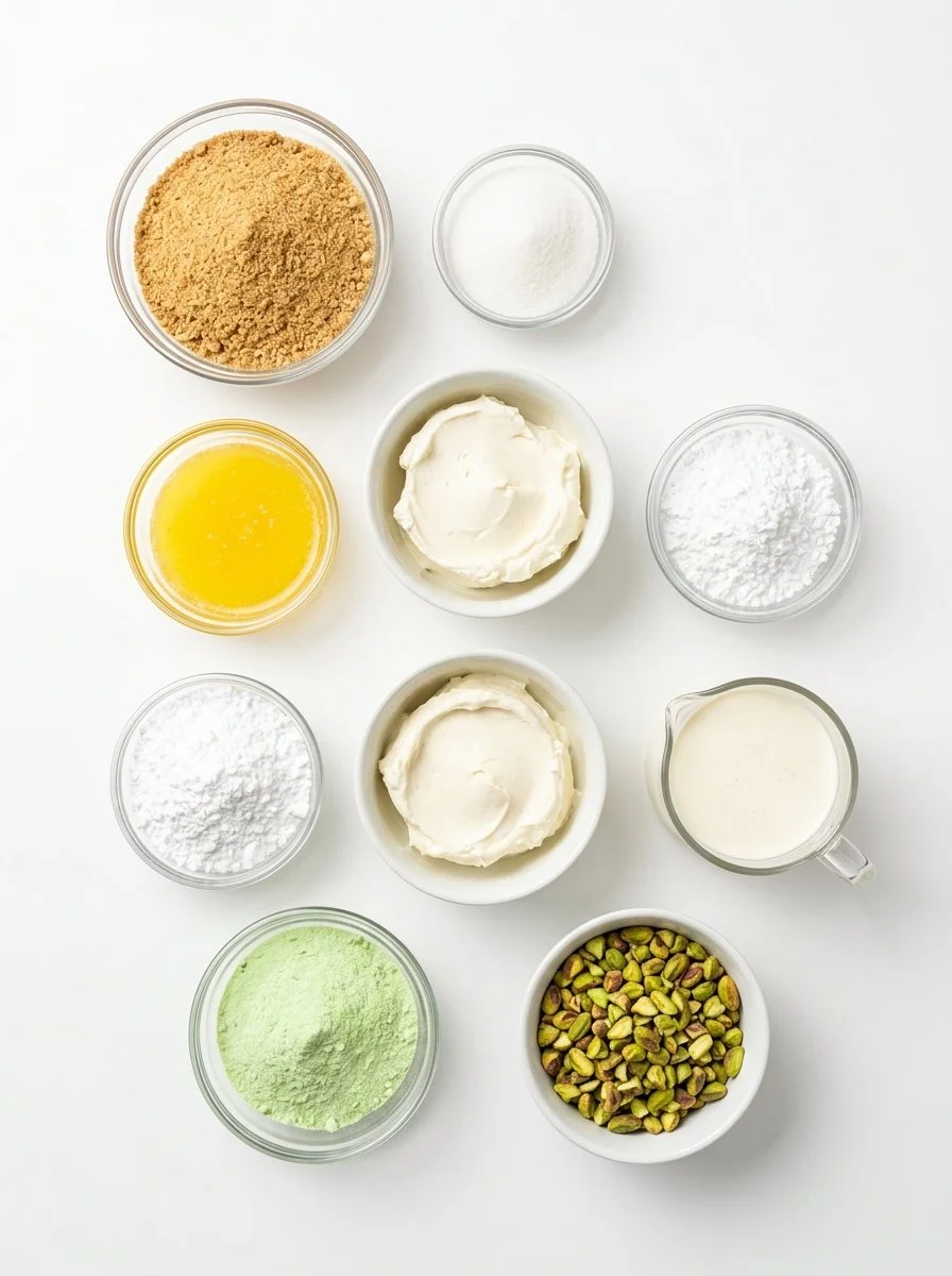 No-Bake Pistachio Cheesecake