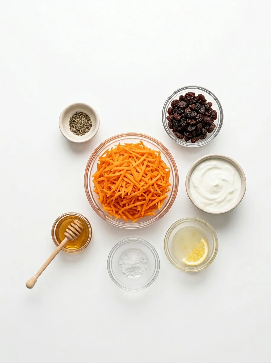Shredded Carrot And Raisin Salad